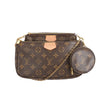 Louis Vuitton Multi Pochette Accessoires Monogram Canvas Handbag in Brown Secondhand