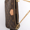 Secondhand Louis Vuitton Multi Pochette Accessoires Monogram Canvas Handbag in Brown