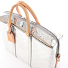 Louis Vuitton Neo Porte Documents Voyages Monogram Mirror Handbag in Silver M58755 Secondhand