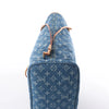 Secondhand Louis Vuitton Neverfull MM Monogram Denim Shoulder Bag in Blue M13192