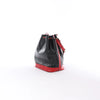 Louis Vuitton Noe Epi Leather Shoulder Bag in Black x Castilian Red M44017 Secondhand