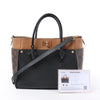 Louis Vuitton On My Side MM Monogram Leather 2Way Handbag in Brown x Black M53823 Secondhand