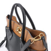 Louis Vuitton On My Side MM Monogram Leather 2Way Handbag in Brown x Black M53823 Secondhand