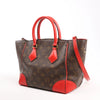 Secondhand Louis Vuitton Phoenix PM Monogram 2Way Shoulder Bag in Brown x Red M41537
