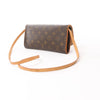 Louis Vuitton Pochette Twin GM Monogram Canvas Crossbody Bag in Brown M51852 Secondhand