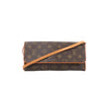 Louis Vuitton Pochette Twin GM Monogram Canvas Crossbody Bag in Brown M51852 Secondhand
