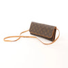 Louis Vuitton Pochette Twin GM Monogram Canvas Crossbody Bag in Brown M51852 Secondhand