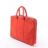 Secondhand Louis Vuitton Porte Documents Voyages Damier Infini Handbag in Red M56004