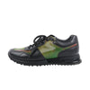 Louis Vuitton Runaway Line 20 years Monogram Rainbow Leather x Fabric Sneakers in Black x Multicolor GO0230, Size 9 US Secondhand
