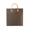 Louis Vuitton Sac Plat Monogram Canvas Handbag in Brown M51140 Secondhand