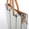 Louis Vuitton Sac Plat Limited Edition Monogram Mirror Handbag in Silver M45884 Secondhand