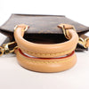 Secondhand Louis Vuitton Sac Plat Petit Monogram Canvas 2Way Handbag in Brown M69442
