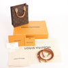 Secondhand Louis Vuitton Sac Plat Petit Monogram Canvas 2Way Handbag in Brown M69442