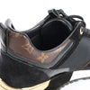 Louis Vuitton Runaway line 21 years Mesh x Leather Sneakers in Black, Size 40 EU Secondhand