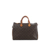 Louis Vuitton Speedy 35 Monogram Canvas Handbag in Brown M41524 Secondhand