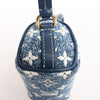 Secondhand Louis Vuitton Speedy Micro Monogram Denim Handbag in Blue