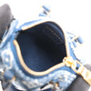 Secondhand Louis Vuitton Speedy Micro Monogram Denim Handbag in Blue