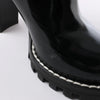 Secondhand Louis Vuitton Star Trail Line 21 years Monogram Patent Leather Ankle Boots in Black MA0231, Size 38 EU