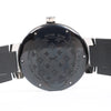 Louis Vuitton Tambour Q113K SG7133 SS & Rubber AT Watch with Black Dial Secondhand
