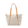 Secondhand Louis Vuitton Totally PM Damier Azur Shoulder Bag in Beige N51261