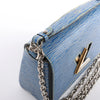 Louis Vuitton Twist MM Epi Leather Crossbody Bag in Blue M50271 Secondhand