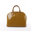 Louis Vuitton Vernis Alma Handbag in Olive M91582 Secondhand