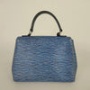 Louis Vuitton Cluny bag in light blue epi leather