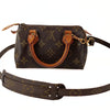 Louis Vuitton Nano Speedy bag with shoulder strap