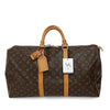 Louis Vuitton Keepall 50 monogram travel bag