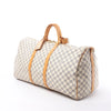 Louis Vuitton Keepall Bandoulière 55 Damier Azur Travel Bag in Beige N41429 Secondhand