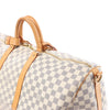 Secondhand Louis Vuitton Keepall Bandoulière 55 Damier Azur Travel Bag in Beige N41429