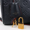 Louis Vuitton Monogram Empreinte Speedy 25 Bandoulière 2Way Handbag in Navy Blue M43501 Secondhand