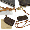 Louis Vuitton shoulder clutch bag Accessoires monogram