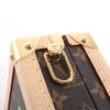 Louis Vuitton x Takashi Murakami Mini Square Trunk Handbag in Brown M13127 Secondhand
