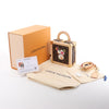 Louis Vuitton x Takashi Murakami Mini Square Trunk Handbag in Brown M13127 Secondhand