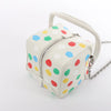 Secondhand Louis Vuitton x Yayoi Kusama Square Bag Leather Handbag in White