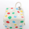 Secondhand Louis Vuitton x Yayoi Kusama Square Bag Leather Handbag in White