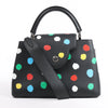 Secondhand Louis Vuitton x Taurillon Capucines MM 2Way Handbag in Black M21663