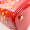 Louis Vuitton x Yayoi Kusama Lockit MM Vernis Dots Infinity in ROUGE X YELLOW M91423 Secondhand