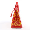 Louis Vuitton x Yayoi Kusama Lockit MM Vernis Dots Infinity in ROUGE X YELLOW M91423 Secondhand