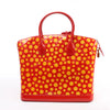 Louis Vuitton x Yayoi Kusama Lockit MM Vernis Dots Infinity in ROUGE X YELLOW M91423 Secondhand