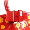 Louis Vuitton x Yayoi Kusama Lockit MM Vernis Dots Infinity in ROUGE X YELLOW M91423 Secondhand