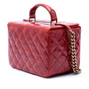 Chanel CC Quilted Glazed Calfskin Vanity Case Secondhand