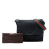 Gucci GG Canvas Web Flap Messenger Bag Secondhand