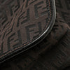 Fendi Small Zucchino Canvas F Charm Crossbody Secondhand