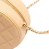 Chanel Quilted Caviar Round Clutch With Chain Secondhand