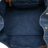 Secondhand Prada Large Denim Canapa Logo Tote