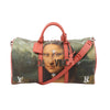 Secondhand Louis Vuitton Keepall 50 Masters Collection Travel Bag in Pink x Green M43377