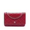 Chanel CC Quilted Caviar Wallet on Chain Secondhand