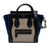 Celine Nano Tricolor Leather Luggage Tote Secondhand